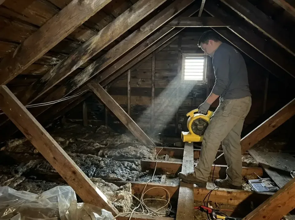 attic-water-damage-drying-proc-007 — frequently asked questions, Emergency Water Extraction & 24/7 Flood Response in Woodbri…